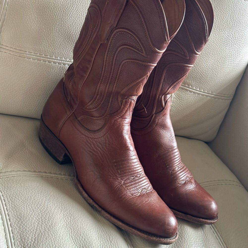 Tecovas | Cowgirl Boot | Brown Calfskin 9D
